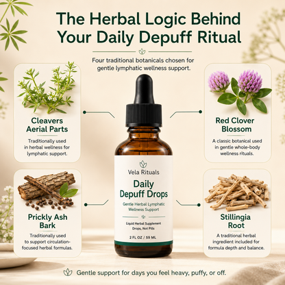 Wake Up Less Puffy And Feel More Like Yourself With Vela Rituals® Lymphatic Drainage Drops